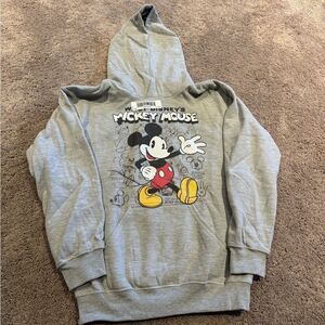 Mickey Mouse grey hoodie! Size youth small